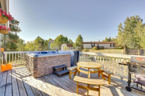 Serene Fairplay Home with Hot Tub and Fireplace!